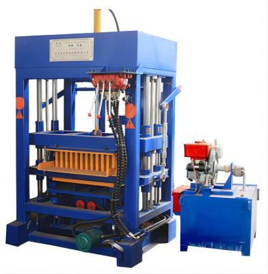 China Building Material Shops qft3-20 top home business machine vibrator for block making machine cement blocks fiber pallet for sale