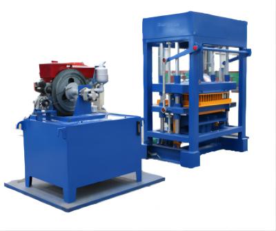 China Building Material Shops semiauto concrete block moldsle lime sand hydraulic brick press bidiraction block brick color feeding mixer machine price bd for sale