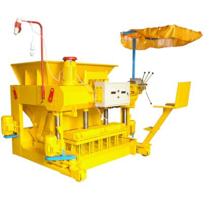 China Cement QMY6-25 Movable pallet free egg layer block machine hollow block making machine for sale