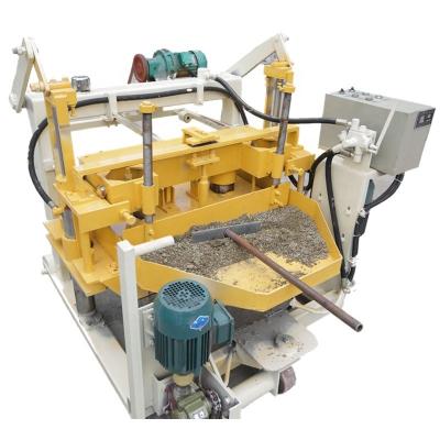 China CONCRETE QT40-3A small hydraulic mobile cement block making machine hollow block brick making machine for sale