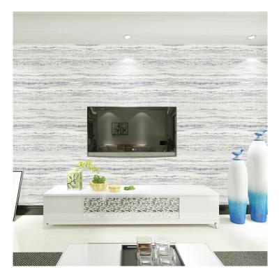 China Modern marble pattern PVC living room bedroom interior wall decoration hotel bar engineering office stone 3D marble wallpaper for sale