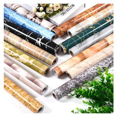 China Pair of Post-modern Marble Toilet 3D Kitchen Wall Self Adhesive PVC Sticker Home Decor Waterproof and Antifouling Stick Wallpaper for sale