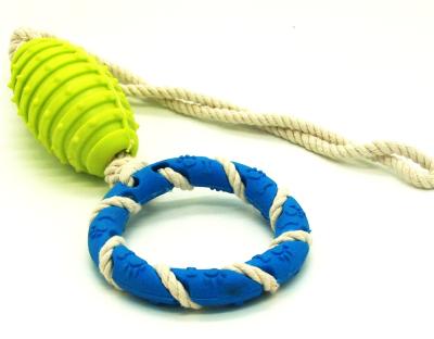 China Sustainable Environmental Non-Toxic TPR Rope Dog Pet Toys, Durable Dog Toys For Pet Play for sale