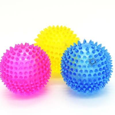 China Wholesale Custom Non-Toxic Strong Pet Viable Chew Toy TPR Spike Ball Dog Toy Viable Pet Products for sale