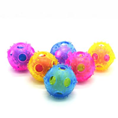 China Viable Non-Toxic Interactive Dog Toy Transparent Treat Dispenser Ball For Dog Chew Toy Durable Products for sale