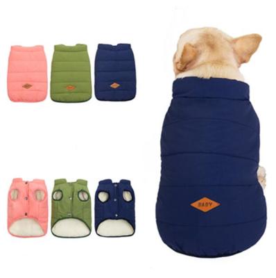 China Sustainable Optional Three Color DogJacket Dog Coat For Small Medium Dogs Clothes Pet Apparel for sale