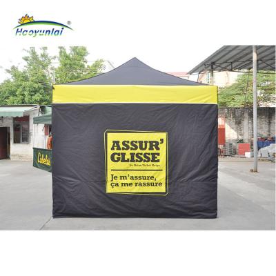 China Good luck factory wholesale 3x3m folding aluminum hot sale custom printed folding trade show tent exhibition tent for advertising for sale