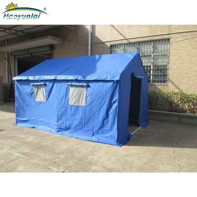 China Diamond Ground Nail Goodluck Hexagon Custom Canvas 3*4m 6-8 People Military Tents For Sale for sale