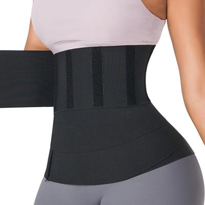 China Viable tuck in waist, tuck in abdomen and shape new belt attached rubber strap with adjustable tension lose weight trimmer for sale