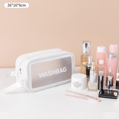 China Fashion Portable Clear Transparent Waterproof Personal Care Lash Kit Makeup Organizer Cosmetic Bags Custom Travel PVC for sale