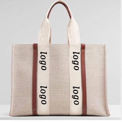 China Cotton Eco-Friendly Natural Hemp Bag Ladies Handbags Packaging Canvas Bags Woman Shop Hemp Bag for sale