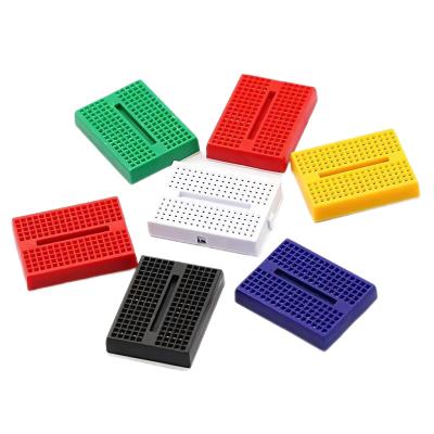 China SYB-170 mini breadboard test board experimental board color breadboard can be bread board spliced ​​experimental board for sale