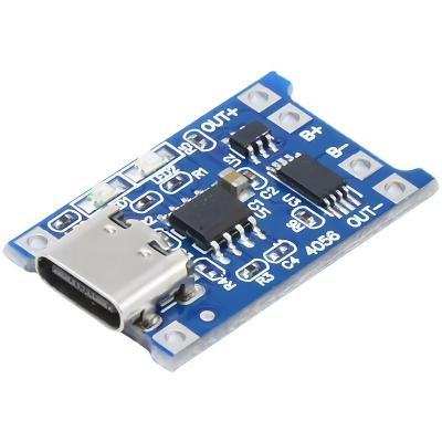 China TP4056 1A lithium battery charging board module standard type-c USB port charging protection two-in-one overdischarge protection ch board for sale