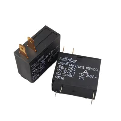 China Heater microwave oven 12V standard relay 302WP-1AH-C M02 12VDC 302WP-1AH-C-M02-12VDC 302WP1AHC M02 12V 12VDC DC12V 17A 250V 4PIN for sale