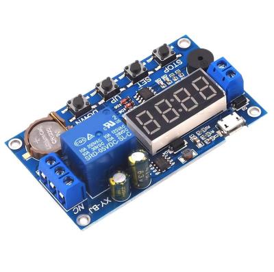 China Standard timer/delay and real-time clock timing module relay timing 24H timing 5 time period 5.0V--60V for sale