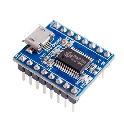 China JQ6500 MCU Serial Port Serial Port Control Standard 5 Way Control Voice Module MP3 Linear Module for sale