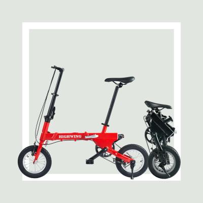 China Hot Selling Aluminum Alloy 12inch HIGH-BOLT Factory Folding Bicycle Factory Price Aluminum Alloy Folding Bike Suitable For Adult Commuting for sale