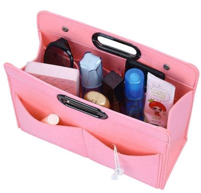 China New Design Fashoion Design New Felt Liner Bag Tote Purse Handbag Organizer Insert In Bag For Shaper Divider for sale