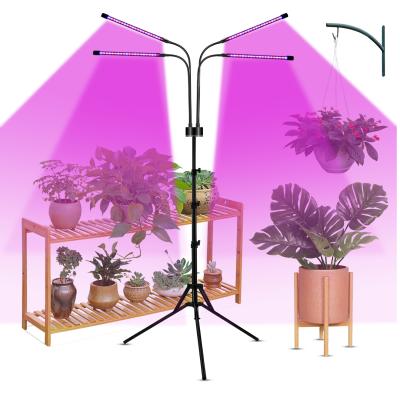 China Standard 40W 80W Plant Growth LED Light Remote Control Timing Grow Lights Full Spectrum Plant Light with Adjustable Tripod for sale