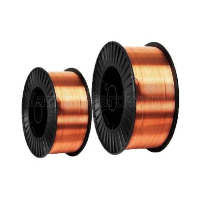 China Copper Coated 0.6mm 0.8mm 1.0mm 1.2mm 1.6mm CO2 SG2 MIG Welding Wire Alloy Copper Coated Welding Wire er70s-6 for sale