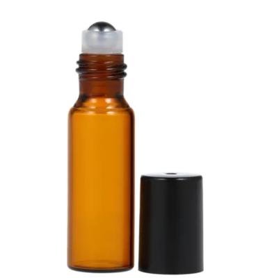 China Cosmetic Packaging Plastic Cap Perfume Roller Ball Bottle Roller On Bottle 10ml Roll With Plastic Material Cap à venda