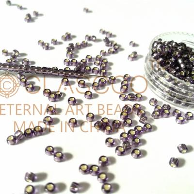 China dubai Gold Color Glass Seed Beads For Jewelry Making Opaque Colours Seed for sale