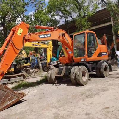 China Factory 12 ton dh150w-7 good condition used wheel excavators for sale for sale