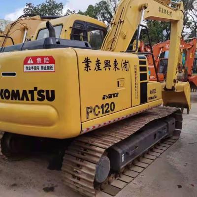 China Construction works good condition hot sale Japan imported 12 t PC120-6 used crawler excavators in yard for sale for sale