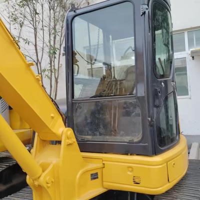 China Used construction work excavators and backhoe front loader PC55 with cheap price in the yard for sale for sale