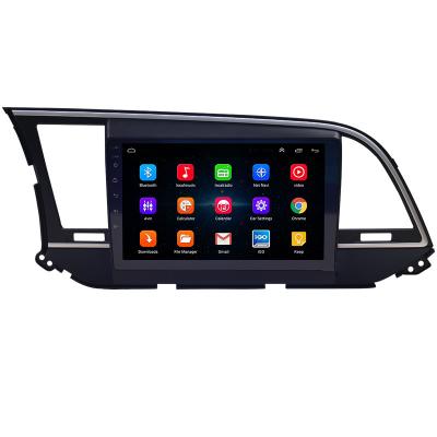 China 9 Inch GPS Car Android Player With 1+16G Wifi BT FM Radio Reversing Camera For Hyundai Elantra 2016-2020 for sale