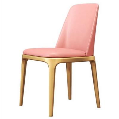 China Wholesale Adjustable Simple Modern Gold Frame Iron Dining Chair Dining Chair Luxury Velvet Vanity (Other) Dining Chair for sale