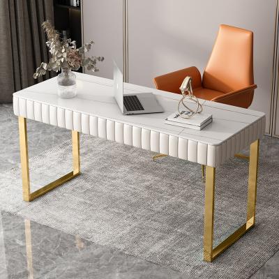 China Other Manufacturer Wholesale Marble Office Table Large Panel Table Modern Simple Modern Computer Desk Boss for sale