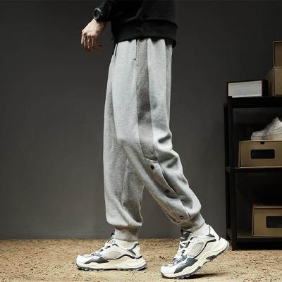 China Custom Dropshipping Ome Logo Mens Streetwear Clothing Stacked Anti-Wrinkle Pants Plus Size Mens Trousers Pants for sale