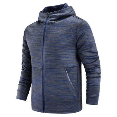 China 2022 Fresh And Colorful Anti-wrinkle Solid Color Cardigan Men's Tencel Fleece Compound Men's Hooded Jacket for sale