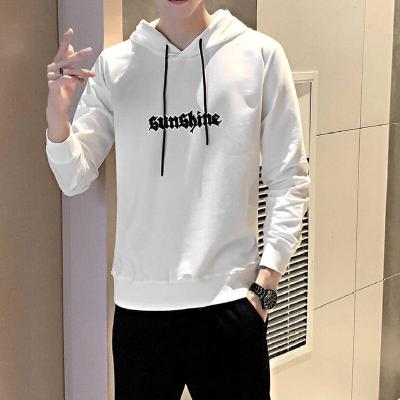 China Anti-Wrinkle Custom 60 Cotton 40 Green Polyester Cotton Hoodies Sweatshirts With Hooded Men's Plain Hoodies for sale