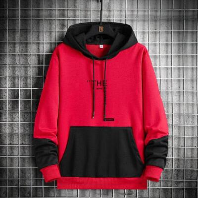 China wholesale Autumn And Winter Men's Hot Selling Anti-wrinkle Color Block Hoodies casual patchwork Sweatshirts for sale