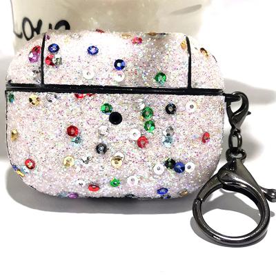 China Bling bling case for airpods Bling diamond hard case and shinning bag for airpods, bling bling diamond glitter feature filling case for airpods 1 2 pro for sale