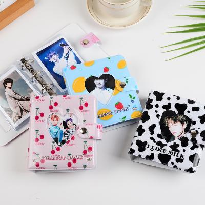 China Korea Mini Album Photo Album Binding 3inch Transparent Custom Hollow Photos Collect Hand Account Album Star Hunting Photo Album Baby Book Cover PVC Purchase books diary institut of statistics for sale