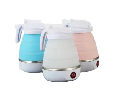 China Mini Silicone Electric Kettle Basic 360 Degree Rotation Kettle With Speed ​​Boil Glass Electric Tea Kettle for sale