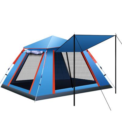 China Reusable Outdoor Portable Automatic Hydraulic Tent 5-8 People Folding Garden Beach Sunscreen Thrown Camping Supplies Equipment for sale