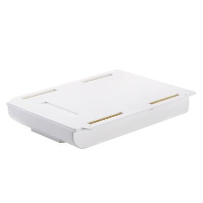 China With Creative Wall Mounted Grid Drawer Storage Box Makeup Brush Under Office Desk Stationery Finishing Storage Box for sale