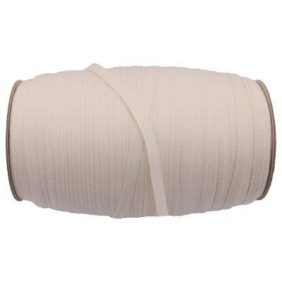 China Didamao Custom 6mm 8mm Apparel Lace Canvas Ribbon Cotton Webbing Strap for sale