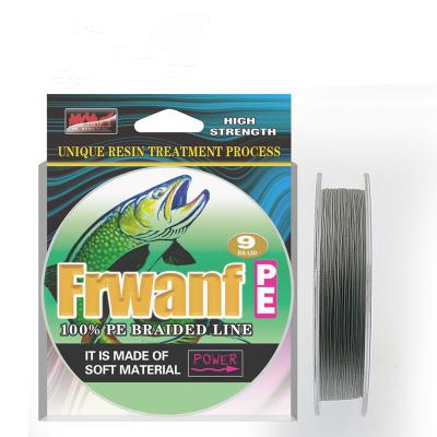 China 100m High Tensile PE 9S Fishing Line 9 Strand Braided Fishing Line for sale