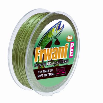 China High Strength 16 Sink Tip Float Cue Multifilament PE Braided Fishing Line Braided Hollow Fishing Line for sale