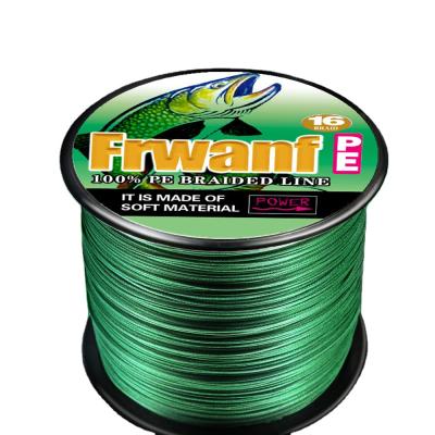 China super high power float marker 1000m abrasion 16 strand braided fishing line for sale