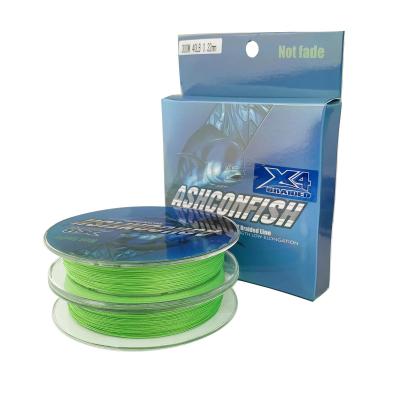 China New arrival high strength non fading never fading pe braided fishing line for sea saltwater boat fish for sale