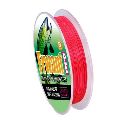 China Wholesale High Strength Distant Fishing Line 8 Main Line Linha De Pesca 100m Long Line Fishing Tackle Fly Fishing Braided Red 150m Strong Rope for sale