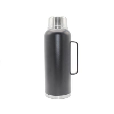 China PORTABLE CARDS 2600ml multicolor insulated double wall stainless steel vacuum flask with handle and double lids for sale