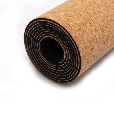 China 2022 Fitness Dropshipping Cork Tape Welcome Yoga Mat Portugal For Fitness Travel for sale