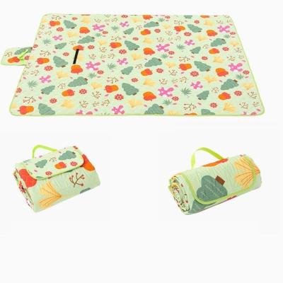 China Outdoor Large Size Camping/Travel/Picnic Blanket Mat, Machine Washable Picnic Mat Polyester Canvas, Waterproof Picnic Mat for sale